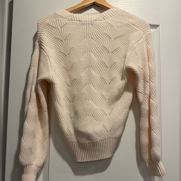 Loft cream colored cardigan, nwt, XSP - Picture 5 of 7